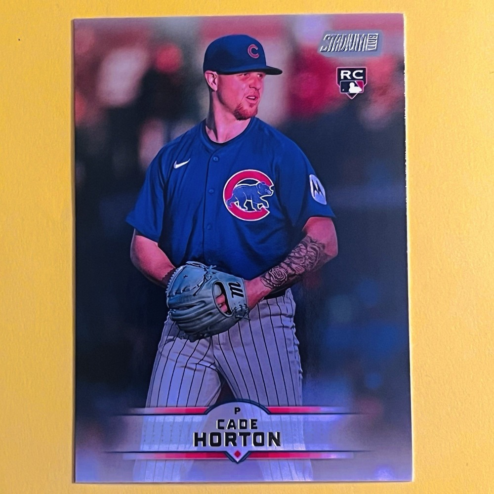 2025 Topps Stadium Club Baseball Cade Horton RC Rookie Card #24 Chicago‎ Cubs